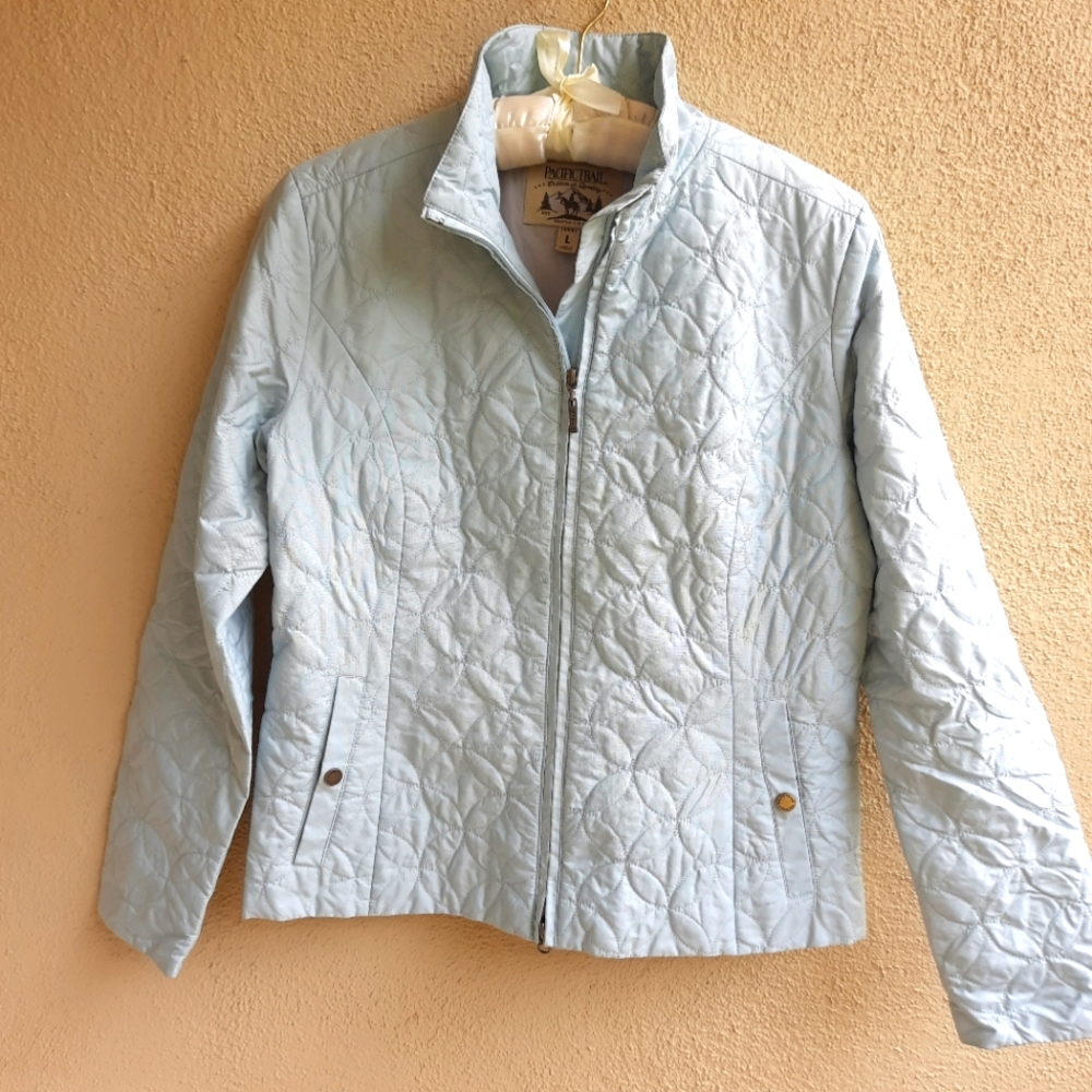 Pacific Trail Pale Blue Quilted Women's Jacket